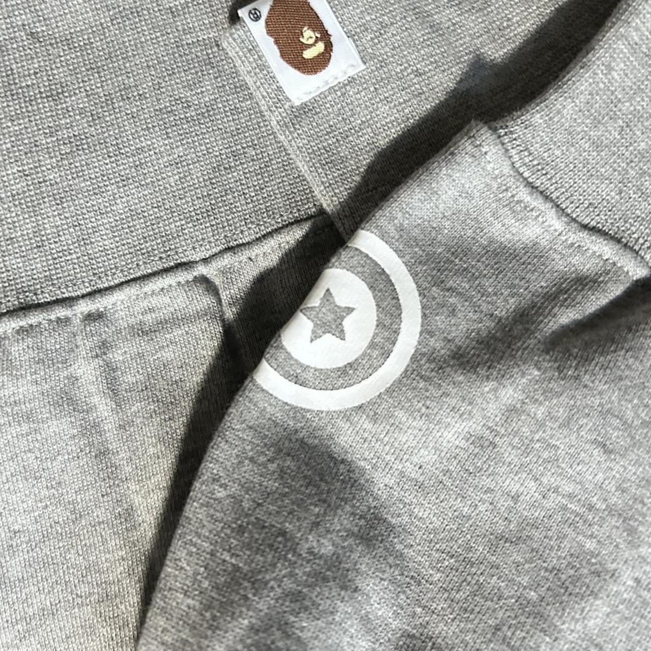 A Bathing Ape (BAPE) Men's Grey Hoodie