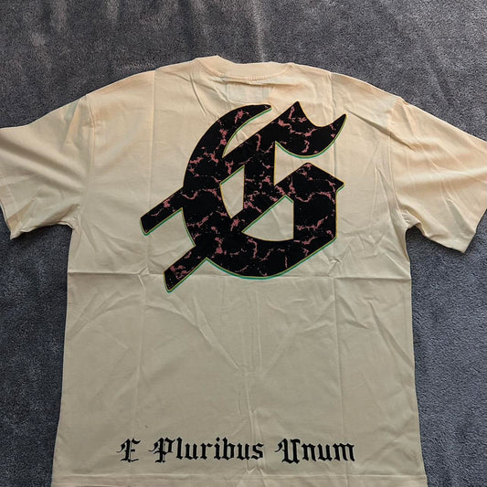 Godspeed Men's Cream and Tan T-shirt