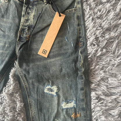 Ksubi Men's Navy and Blue Jeans