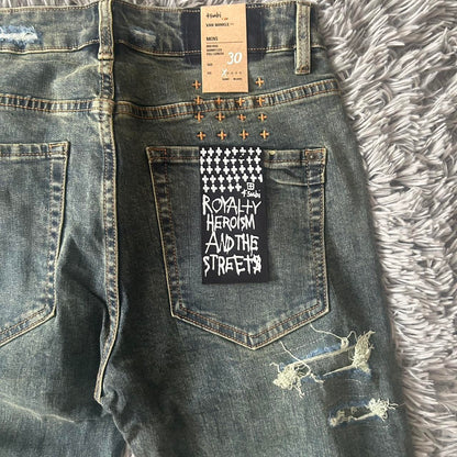 Ksubi Men's Navy and Blue Jeans