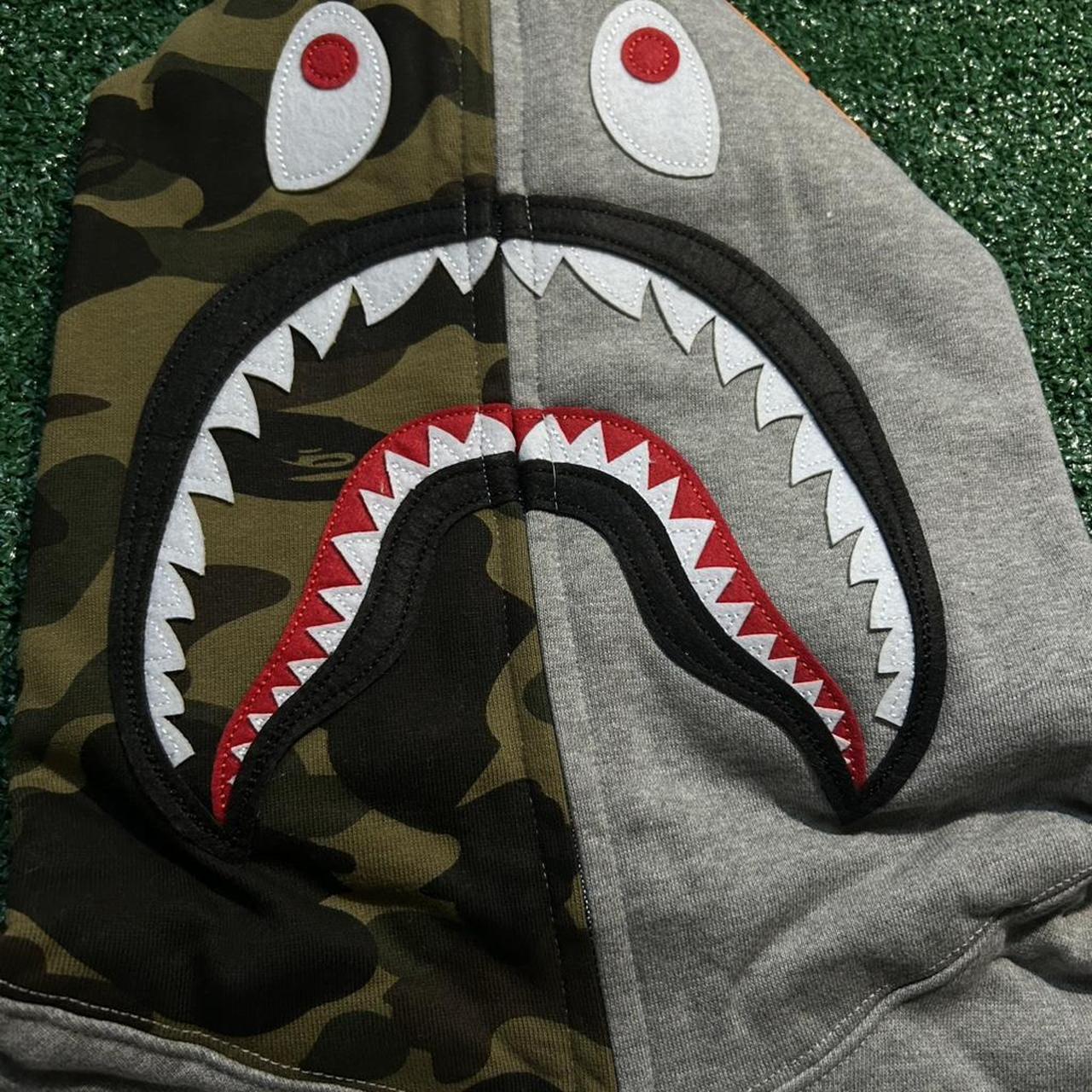 A Bathing Ape (BAPE) Men's Grey Hoodie