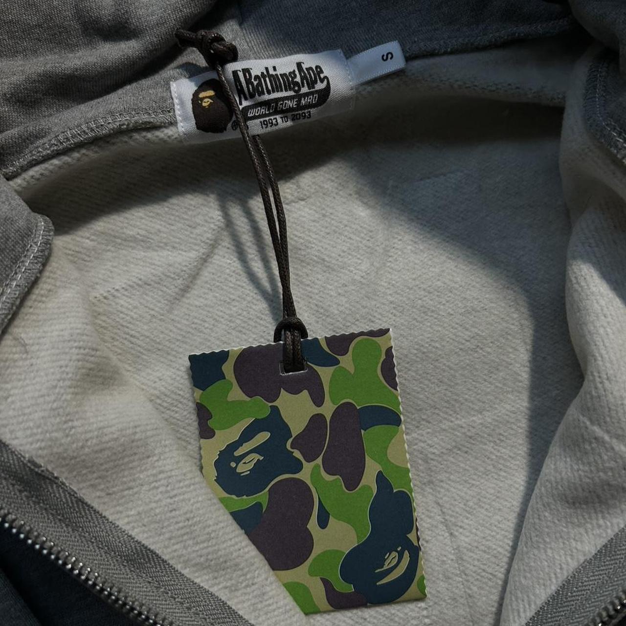 A Bathing Ape (BAPE) Men's Grey Hoodie