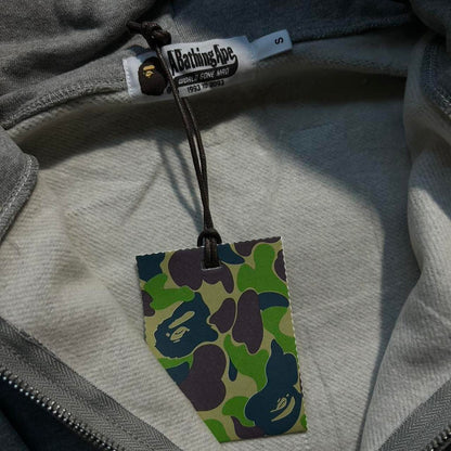 A Bathing Ape (BAPE) Men's Grey Hoodie