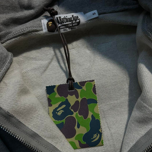 A Bathing Ape (BAPE) Men's Grey Hoodie