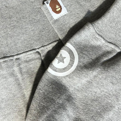 A Bathing Ape (BAPE) Men's Grey Hoodie