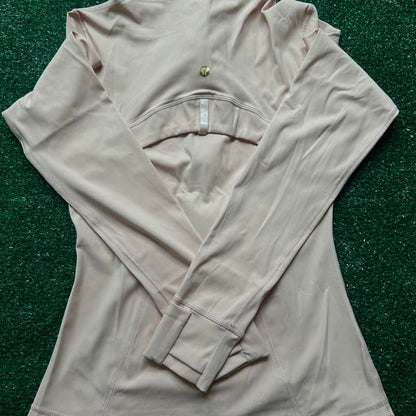 Lululemon Women's Pink and Tan Top