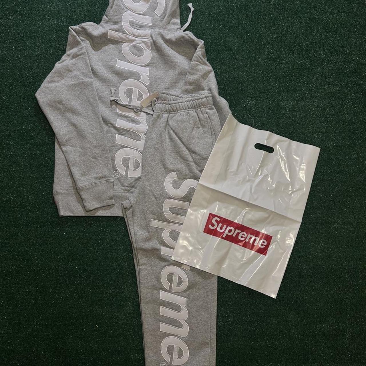Supreme Men's Grey Hoodie