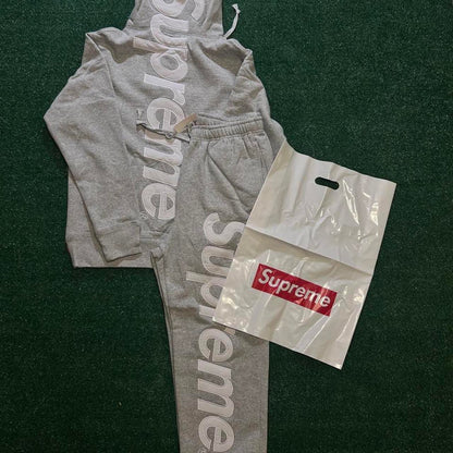 Supreme Men's Grey Hoodie
