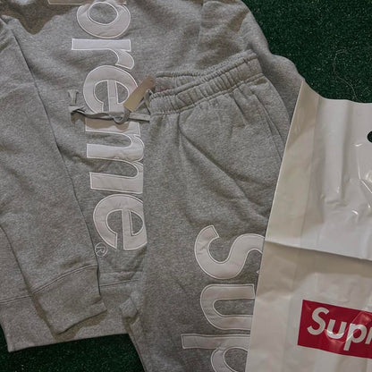 Supreme Men's Grey Hoodie
