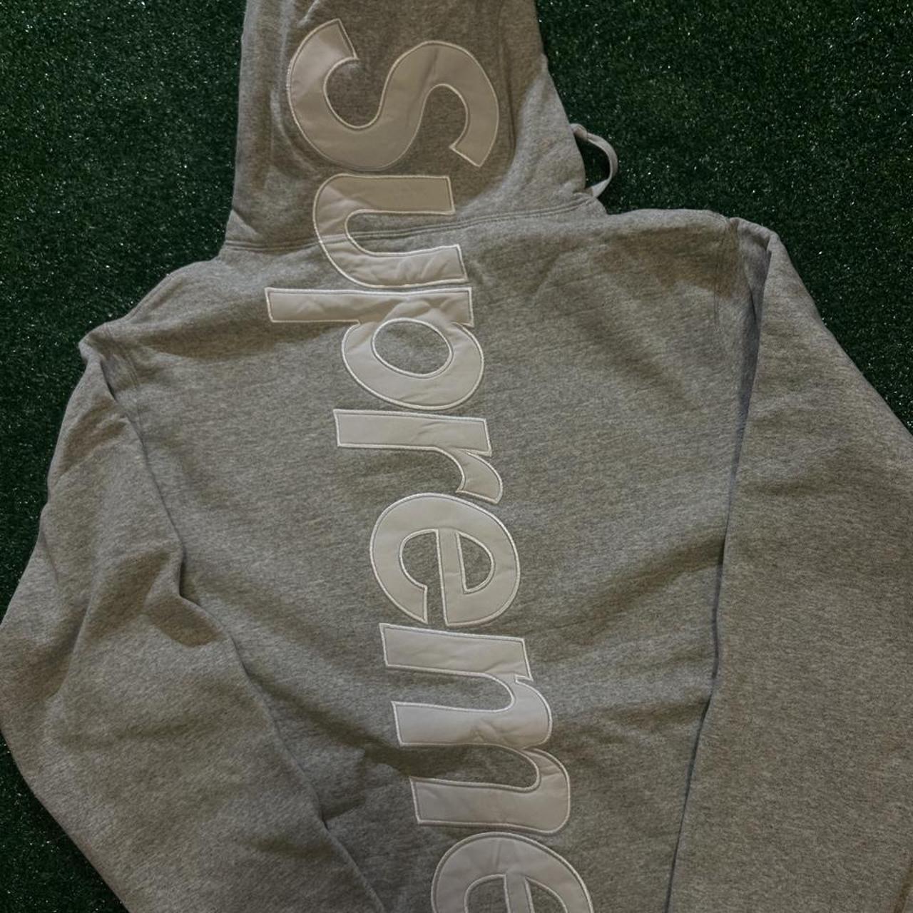 Supreme Men's Grey Hoodie